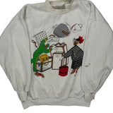 Unbranded Graphic Sweatshirt - Medium Multicoloured Cotton