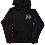 Santa Cruz Graphic Hoodie - Medium Black Cotton Blend