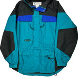 Columbia Windbreaker - Large Black Nylon