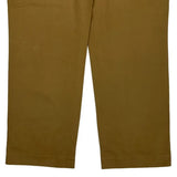 Unbranded Chinos - 36W 32L Brown Cotton Blend