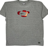Nike T-Shirt - XL Gray Cotton