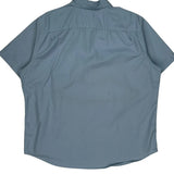 Levis Short Sleeve Shirt - XL Blue Cotton