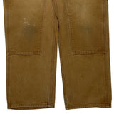 Carhartt Double Knee Carpenter Trousers - 31W 30L Brown Cotton