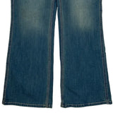 Carhartt Boot Cut Jeans - 34W US 10 Blue Cotton Blend