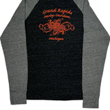 Grand Rapids Harley Davidson Graphic Long Sleeve T-Shirt - Large Black Cotton
