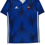 Cruz Azul Adidas Football Shirt - Medium Blue Polyester