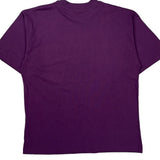 Blank Daniel Hechter Single Stitch T-Shirt - XL Purple Cotton