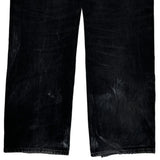 Levis Jeans - 35W 29L Black Cotton