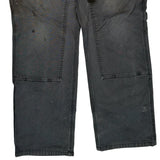 Carhartt Double Knee Carpenter Trousers - 34W 30L Grey Cotton
