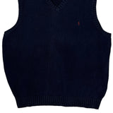 Polo By Ralph Lauren Sweater Vest - XL Navy Cotton