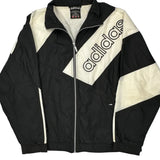Adidas Spellout Jacket - Large Black Polyester