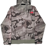 The North Face Camo Windbreaker - Medium Gray Polyester