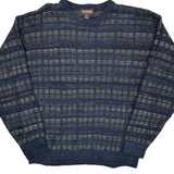 Cambridge Checked Sweater - Medium Gray Acrylic