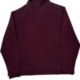 Polo By Ralph Lauren 1/4 Zip - Large Burgundy Cotton