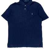 Polo By Ralph Lauren Polo Shirt - Medium Blue Cotton