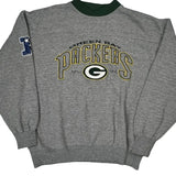 Green Bay Packers Lee Sport Nfl Sweatshirt - Large Gray Polyester Blend