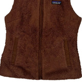 Patagonia Fleece Vest - XS Brown Polyester