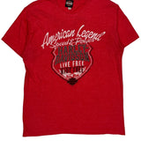 San Antonio, Tx Harley Davidson Graphic T-Shirt - XL Red Cotton