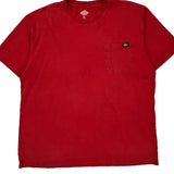 Dickies T-Shirt - XL Red Cotton