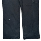 Dickies Carpenter Trousers - 38W 31L Black Cotton