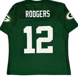 Green Bay Packers N.F.L. Team Apparel Nfl Football Jersey - Medium Green Polyester