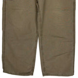 Carhartt Double Knee Carpenter Trousers - 40W 32L Brown Cotton