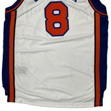 New York Knicks Adidas Nba Jersey - Large Blue Polyester