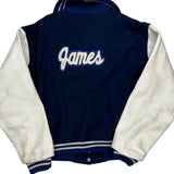 Oneida Baptist Academic Team Keystone College Varsity Jacket - 2XL Blue Wool Blend