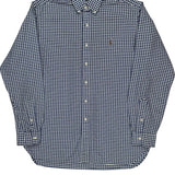 Ralph Lauren Checked Shirt - Large Blue Cotton