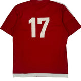 Ballard Soccer Adidas Football Shirt - Large Red Polyester