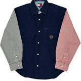 Tommy Hilfiger Striped Shirt - Small Black & White Cotton