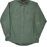 Wrangler Shirt - XL Green Cotton