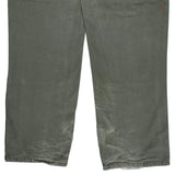 Carhartt Double Knee Carpenter Pants - 32W 33L Gray Cotton