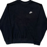 Nike Sweatshirt - Medium Black Cotton