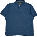 Tommy Hilfiger Polo Shirt - Medium Blue Cotton