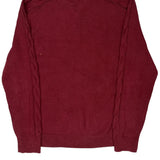 Nautica 1/4 Zip - XL Red Cotton