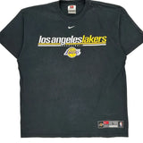 Los Angeles Lakers Nike Nba T-Shirt - Large Black Cotton