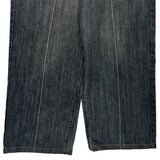 Regal Wide Leg Jeans - 34W 27L Dark Wash Denim