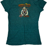 Horny Toad Harley Davidson Graphic T-Shirt - Medium Green Polyester