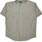 Tommy Hilfiger Short Sleeve Shirt - 2XL Beige Cotton
