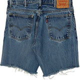Levis Denim Shorts - 33W 10L Blue Cotton