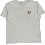 True Religion T-Shirt - Large White Cotton