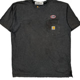 Carhartt T-Shirt - Large Gray Cotton
