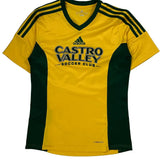 Castro Valley Soccer Club Adidas Football Shirt - Large Green Polyester