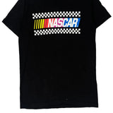 Checkered Flag Nascar Nascar T-Shirt - Medium Black Cotton