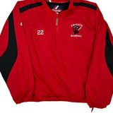 Knights Baseball Majestic Windbreaker - Large Red Polyester