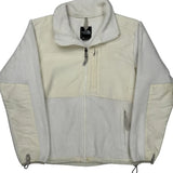 The North Face Fleece Jacket - Large Cream Polyester