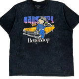 Betty Boop Cartoon T-Shirt - XL Black Cotton