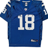 Indianapolis Colts Reebok Nfl Football Jersey - Large Blue Polyester