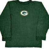 Green Bay Packers Nfl Football Long Sleeve T-Shirt - Medium Green Cotton